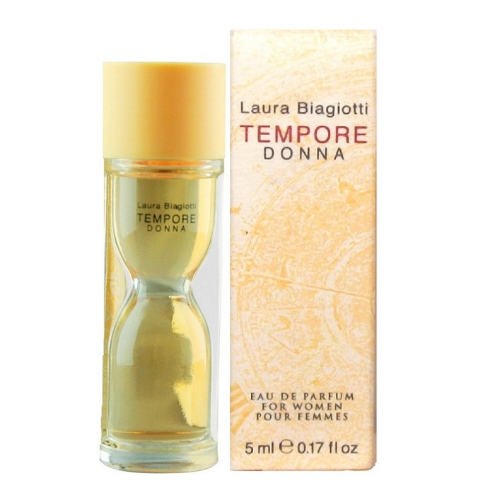 Tempore Donna Mini Perfume by Laura Biagiotti 0.17oz / 5ml Eau De Parfum for women